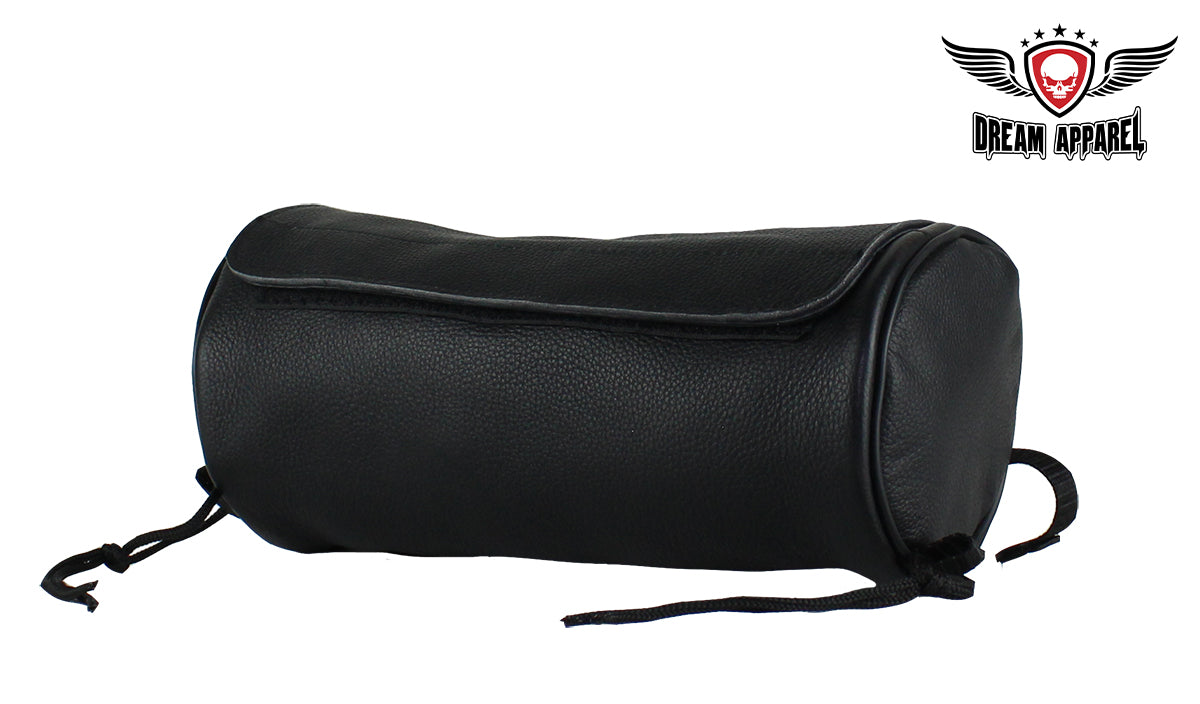 Soft Leather Motorcycle Tool Bag with Pocket Inside, and Velcro ...